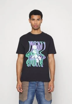 YOURTURN MICKEY MOUSE TEE UNISEX - T-shirt Con Stampa - Black