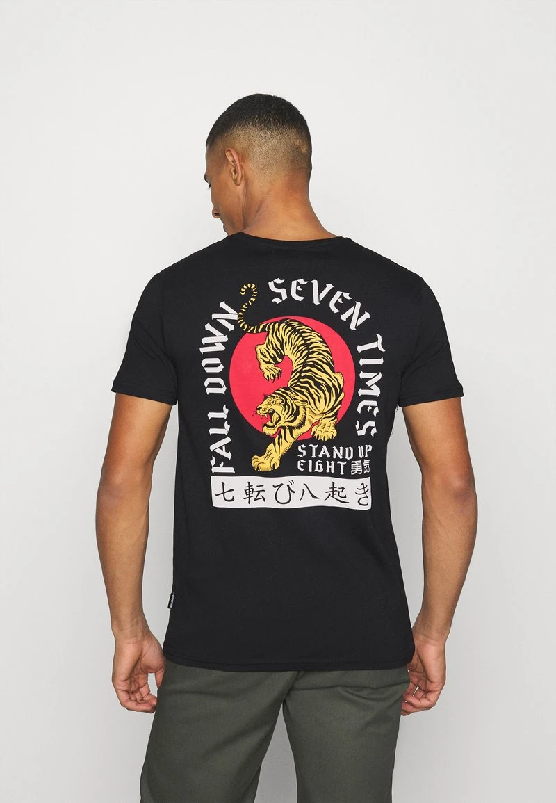 YOURTURN Unisex T-shirt Con Stampa - Black 5 YOURTURN Unisex T-shirt Con Stampa - Black - immagine 3