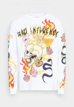 YOURTURN GRAPHIC SHIRT UNISEX - Maglietta A Manica Lunga - White -Sconto YOURTURN in Italia 0bc024d9835d43b49bcac3f25612f558