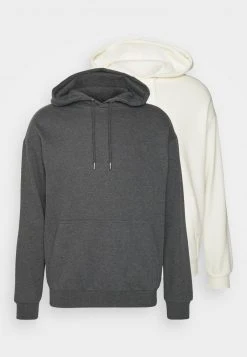 YOURTURN UNISEX 2 PACK - Felpa Con Cappuccio - Mottled Dark Grey/off-white 12 YOURTURN UNISEX 2 PACK - Felpa Con Cappuccio - Mottled Dark Grey/off-white -Sconto YOURTURN in Italia 0c61db76ec5d4cdfb3745b60c279d9e2