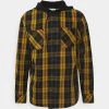 YOURTURN UNISEX CHECK WITH HOOD - Camicia - Black/yellow -Sconto YOURTURN in Italia 0d4ebcd369d5444fa16b2766337ccc0a