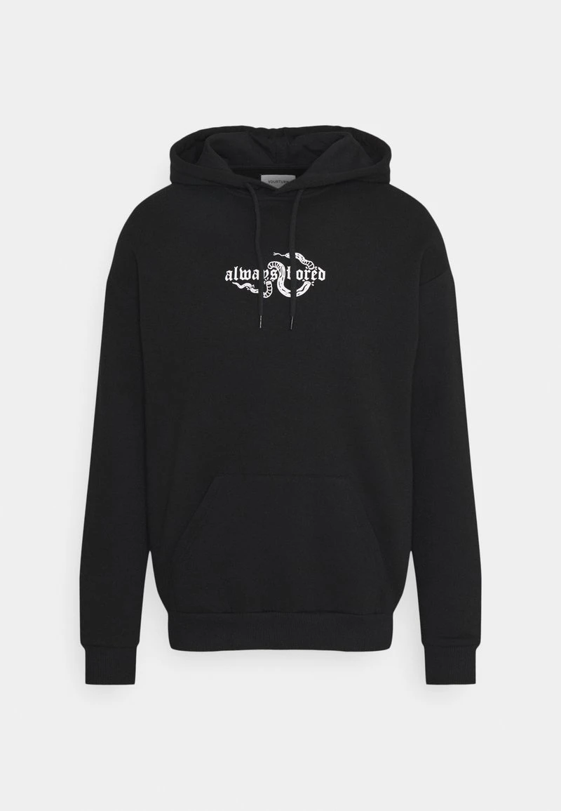 YOURTURN Felpa Con Cappuccio - Black, Unisex 3 YOURTURN Felpa Con Cappuccio - Black, Unisex