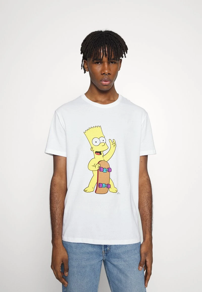 YOURTURN BART SKATE UNISEX TEE - T-shirt Con Stampa - White 3 YOURTURN BART SKATE UNISEX TEE - T-shirt Con Stampa - White