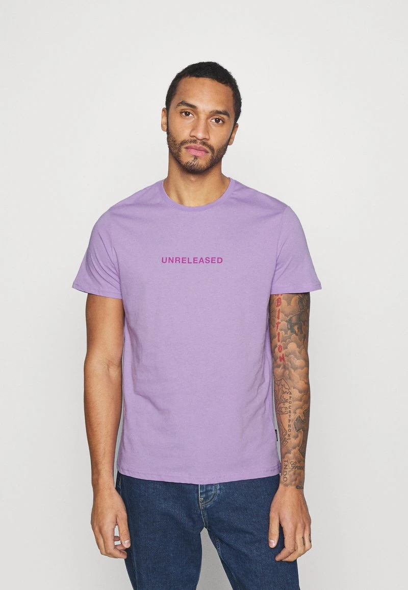 YOURTURN T-shirt Con Stampa - Lilac, Unisex 5 YOURTURN T-shirt Con Stampa - Lilac, Unisex - immagine 3