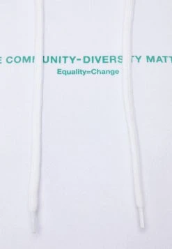 YOURTURN UNISEX - Felpa Con Cappuccio - White -Sconto YOURTURN in Italia 1811505e1753468286d44b7b3e514bac