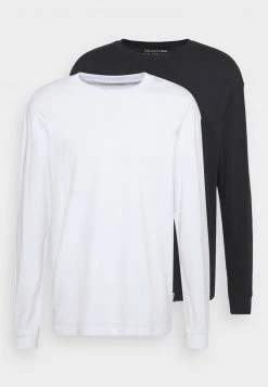 YOURTURN 2 PACK UNISEX - Maglietta A Manica Lunga - Black/white -Sconto YOURTURN in Italia 1deb8dcebb844266aaa835f4fe530468