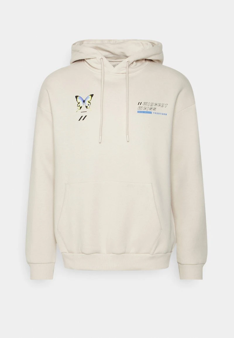 YOURTURN WINCENT WEISS - Felpa Con Cappuccio - Stone, Unisex 4 YOURTURN WINCENT WEISS - Felpa Con Cappuccio - Stone, Unisex - immagine 2