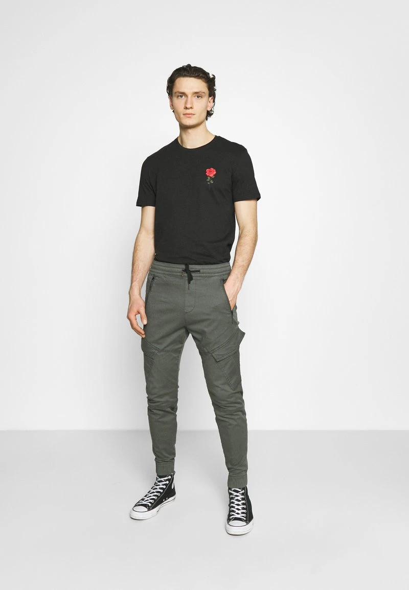 YOURTURN Unisex T-shirt Con Stampa - Black 4 YOURTURN Unisex T-shirt Con Stampa - Black - immagine 2