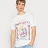 YOURTURN EMPTINESS GRAPHIC T-SHIRT UNISEX - T-shirt Con Stampa - White