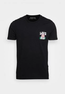 YOURTURN UNISEX - T-shirt Con Stampa - Black 10 YOURTURN UNISEX - T-shirt Con Stampa - Black -Sconto YOURTURN in Italia 353a920ef19748ed947a7d7c4228aaee