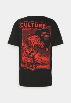 YOURTURN Unisex T-shirt Con Stampa - Black