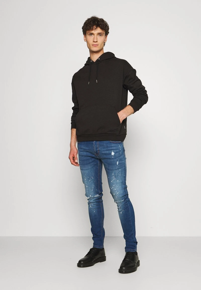 YOURTURN UNISEX - Felpa Con Cappuccio - Black 4 YOURTURN UNISEX - Felpa Con Cappuccio - Black - immagine 2