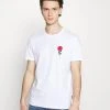 YOURTURN T-shirt Con Stampa - White, Unisex -Sconto YOURTURN in Italia 43ff74ba6554468cb7526d92581af02d