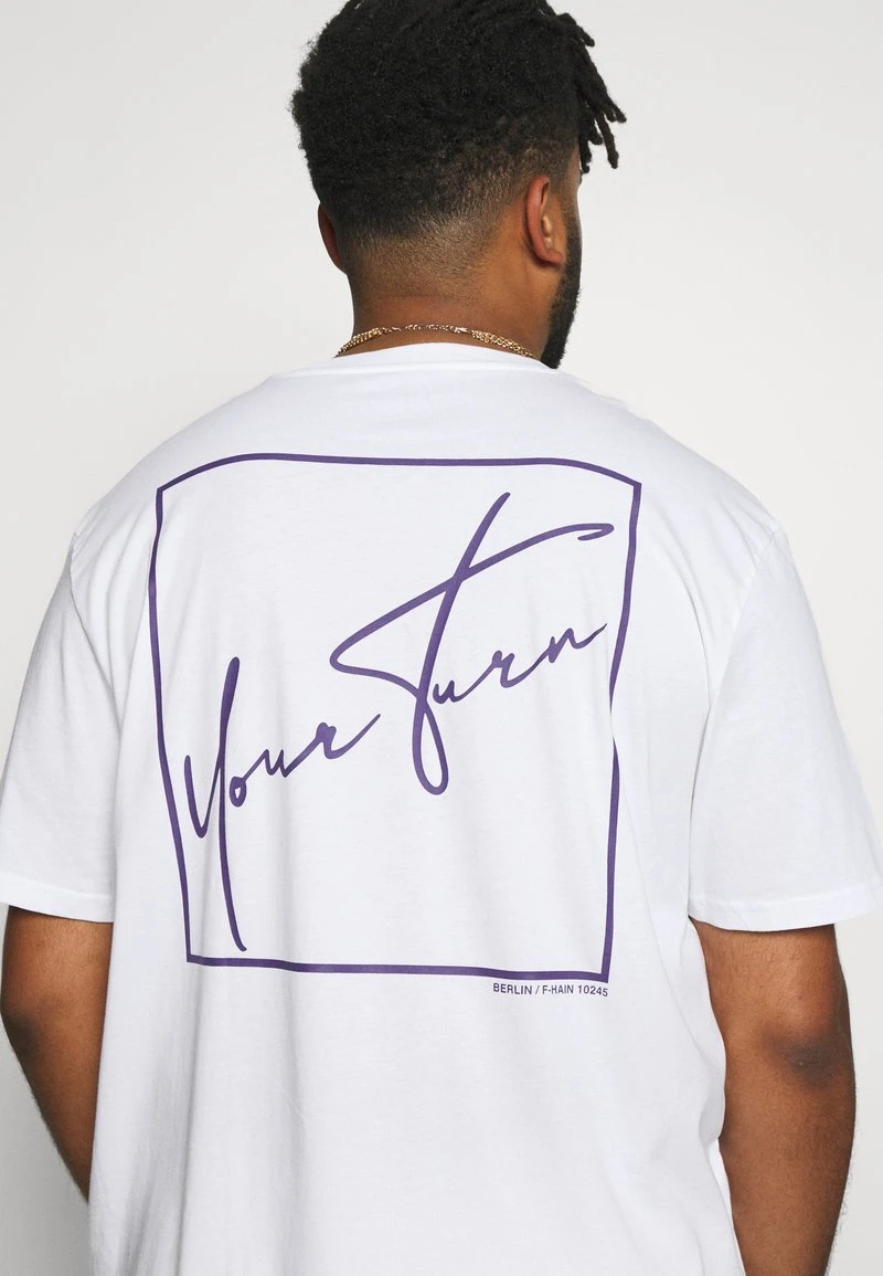 YOURTURN UNISEX - T-shirt Con Stampa - White 7 YOURTURN UNISEX - T-shirt Con Stampa - White - immagine 5