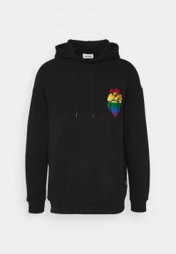 YOURTURN RAINBOW HEART HOODIE PRIDE UNISEX - Felpa Con Cappuccio - Black -Sconto YOURTURN in Italia 4a98cff5dff949b29cf484f543d68476