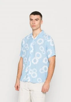 YOURTURN NAÏVE FLOWERS UNISEX - Camicia - Light Blue