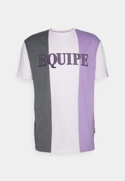 YOURTURN UNISEX - T-shirt Con Stampa - Grey/pink/purple