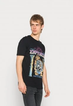 YOURTURN EMPTINESS GRAPHIC T-SHIRT UNISEX - T-shirt Con Stampa - Black