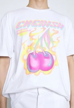 YOURTURN GRAPHIC TEE UNISEX - T-shirt Con Stampa - White -Sconto YOURTURN in Italia 59ea3d3592174655a791cd0a5f8d15b1