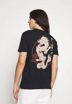 YOURTURN UNISEX - T-shirt Con Stampa - Black/yellow -Sconto YOURTURN in Italia 60aa7eef1212437eb94d4376069f4334