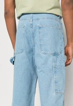 YOURTURN UNISEX BAGGY CARPENTER DENIM - Jeans Baggy - Light Blue Denim -Sconto YOURTURN in Italia 643cd7d8f2bd491aa7d50b770e21d08e