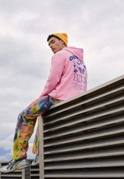 YOURTURN BUTTERFLIES HOODIE - Felpa Con Cappuccio - Pink, Unisex