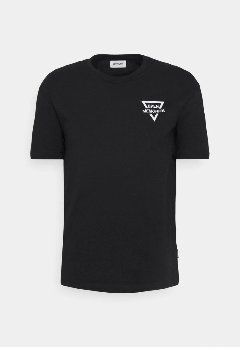 YOURTURN Donna T-shirt Con Stampa - Black 3 YOURTURN Donna T-shirt Con Stampa - Black