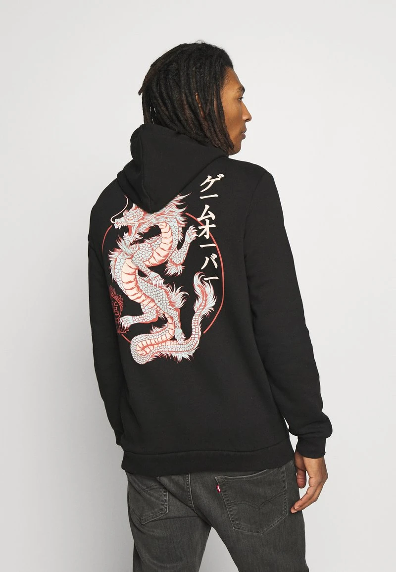 YOURTURN Felpa Con Cappuccio - Black, Unisex 5 YOURTURN Felpa Con Cappuccio - Black, Unisex - immagine 3