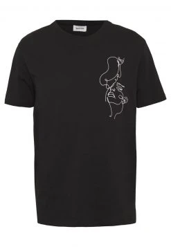 YOURTURN UNISEX - T-shirt Con Stampa - Black