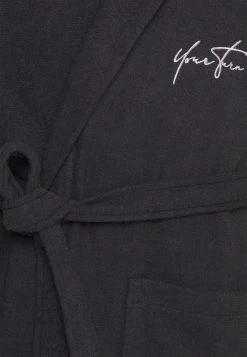 YOURTURN Uomo Accappatoio - Black/purple -Sconto YOURTURN in Italia 74205a5e74e04afd9c650b244158881d