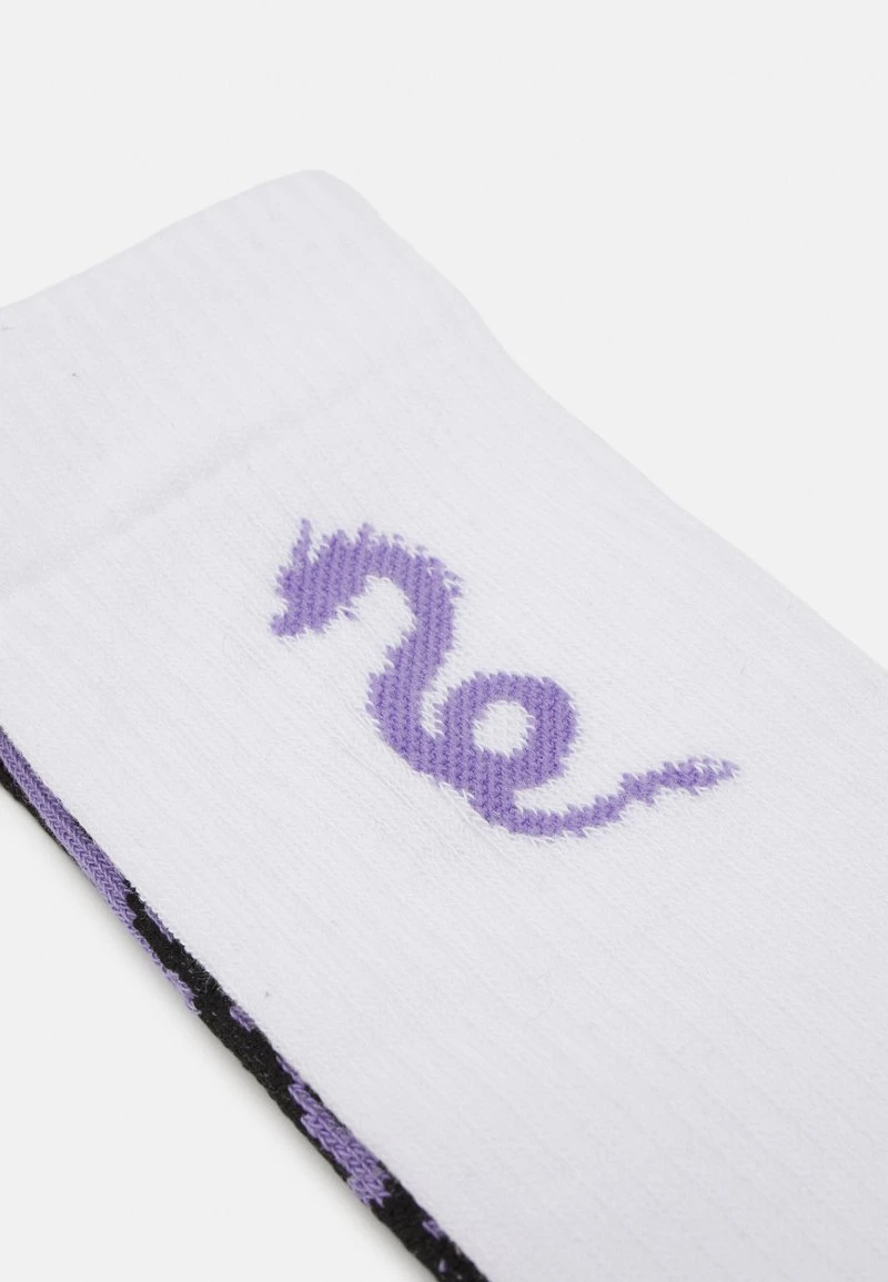 YOURTURN 3 PACK - Calze - Black/purple /off-white, Uomo 4 YOURTURN 3 PACK - Calze - Black/purple /off-white, Uomo - immagine 2