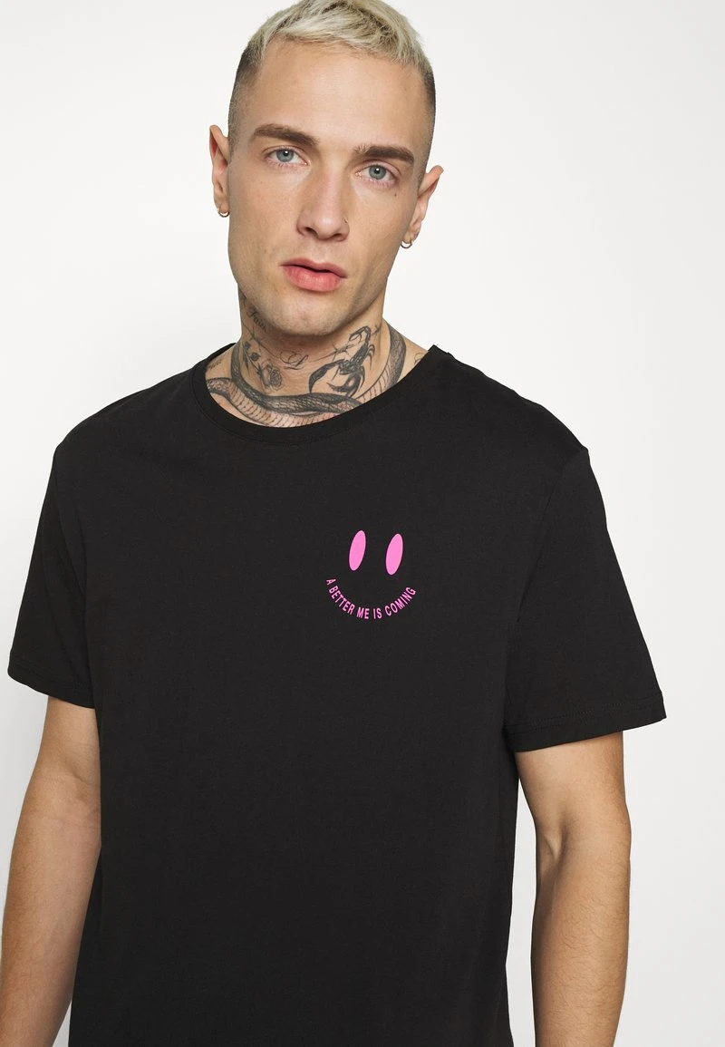 YOURTURN Unisex T-shirt Con Stampa - Black 6 YOURTURN Unisex T-shirt Con Stampa - Black - immagine 4