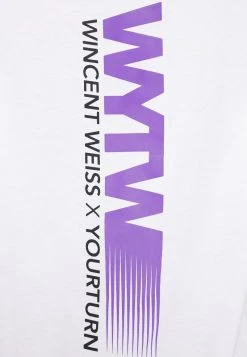YOURTURN GRAPHIC TEE WINCENT WEISS UNISEX - T-shirt Con Stampa - White -Sconto YOURTURN in Italia 89e468a126574b7d9cddf456808fa12e
