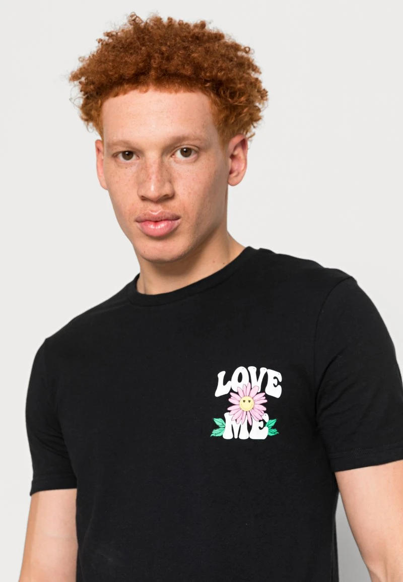 YOURTURN UNISEX - T-shirt Con Stampa - Black 7 YOURTURN UNISEX - T-shirt Con Stampa - Black - immagine 5