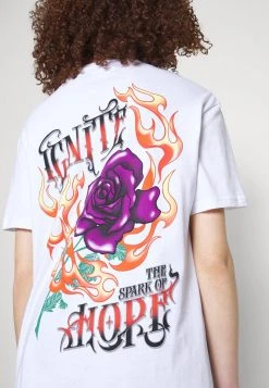 YOURTURN GRAPHIC TEE UNISEX - T-shirt Con Stampa - White -Sconto YOURTURN in Italia 955328dfc60c43e4944212c6b5e5a6ee