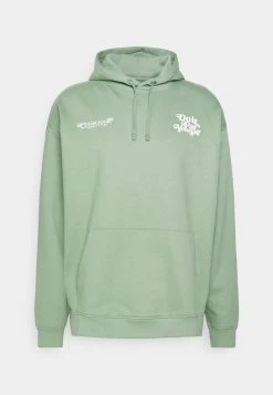 YOURTURN RETRO PRINT HOODIE UNISEX - Felpa Con Cappuccio - Green