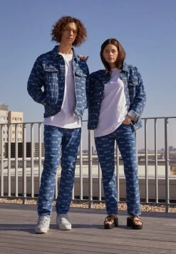 YOURTURN WINCENT WEISS UNISEX - Giacca Di Jeans - Blue Denim