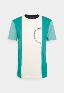 YOURTURN UNISEX - T-shirt Con Stampa - White/dark Blue