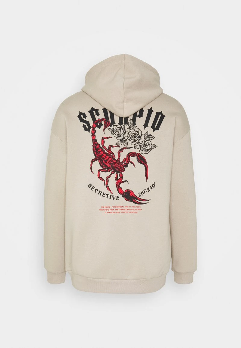 YOURTURN UNISEX - Felpa Con Cappuccio - Tan 4 YOURTURN UNISEX - Felpa Con Cappuccio - Tan - immagine 2