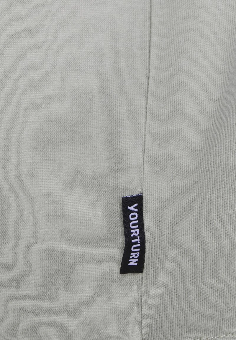 YOURTURN 2 PACK UNISEX - T-shirt Basic - Beige/olive 7 YOURTURN 2 PACK UNISEX - T-shirt Basic - Beige/olive - immagine 5