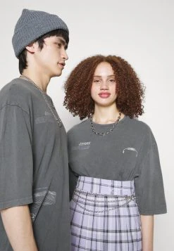 YOURTURN UNISEX - T-shirt Con Stampa - Grey