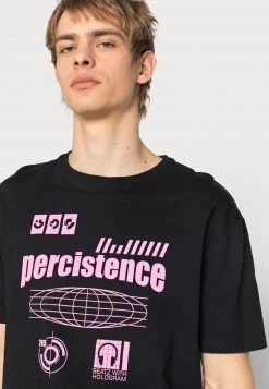 YOURTURN PERCISTENCE GRAPHIC T-SHIRT UNISEX - T-shirt Con Stampa - Black -Sconto YOURTURN in Italia b6504fcd91a44b639ed61db6467fb337