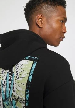 YOURTURN UNISEX - Felpa Con Cappuccio - Black -Sconto YOURTURN in Italia b7b2e6c1fcad42218a38f887acfc0ca5