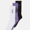 YOURTURN 3 PACK - Calze - Black/purple /off-white, Uomo -Sconto YOURTURN in Italia b83332a3c39743f8916532c4ff098816