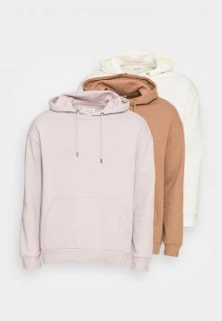 YOURTURN UNISEX 3 PACK - Felpa Con Cappuccio - Brown Lilac Off White -Sconto YOURTURN in Italia bab16f3fb32542dd8d840e4c81759745