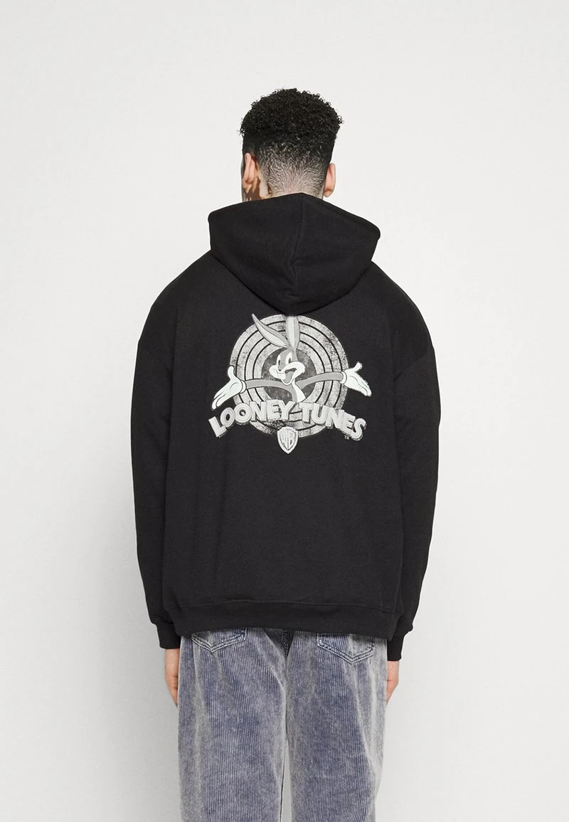 YOURTURN UNISEX LOONEY TUNES SWEAT - Felpa Con Cappuccio - Black 3 YOURTURN UNISEX LOONEY TUNES SWEAT - Felpa Con Cappuccio - Black