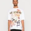 YOURTURN SKULL FLAME GRAPHIC T-SHIRT UNISEX - T-shirt Con Stampa - White -Sconto YOURTURN in Italia bc23a191c9c0427abcdb3bfa51a8e9a4