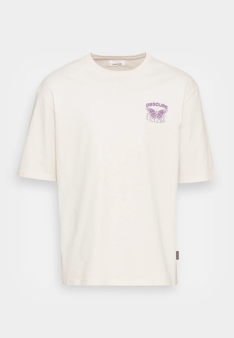 YOURTURN NOSTALGIA FUTURE GRAPHIC T-SHIRT UNISEX - T-shirt Con Stampa - Grey 6 YOURTURN NOSTALGIA FUTURE GRAPHIC T-SHIRT UNISEX - T-shirt Con Stampa - Grey - immagine 4