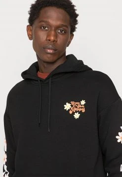 YOURTURN HAPPY HOODIE UNISEX - Felpa Con Cappuccio - Black -Sconto YOURTURN in Italia c15de23493324b2c995a3c977cbb2111