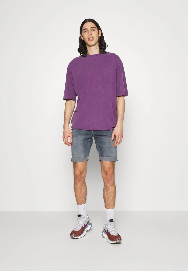 YOURTURN UNISEX - T-shirt Basic - Purple 4 YOURTURN UNISEX - T-shirt Basic - Purple - immagine 2